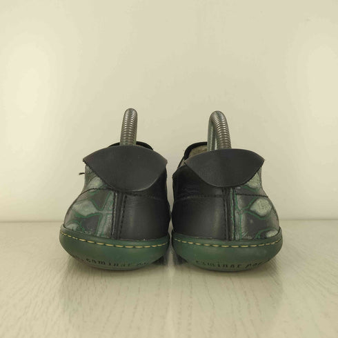 el natura lista 総柄 leather slip-on レザースリッポン メンズ JPN:41