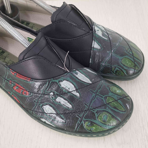el natura lista 総柄 leather slip-on レザースリッポン メンズ JPN:41