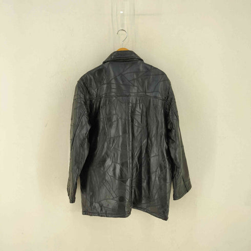 Sheep Leather パッチワーク レザーコート メンズ LL