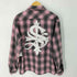サプライヤー SUPPLIER Leather Patch Check Shirt レザーパッチワーク チェックシャツ メンズ JPN:L