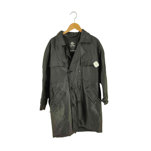 TRUE FRIEND Cow Leather レザートレンチコート メンズ