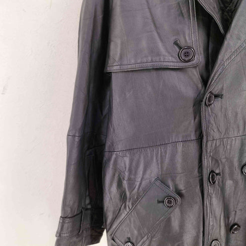 TRUE FRIEND Cow Leather レザートレンチコート メンズ