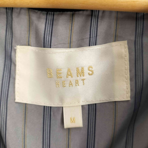 ビームスハート BEAMS HEART ノーカラーダブルジャケット レディース import:M