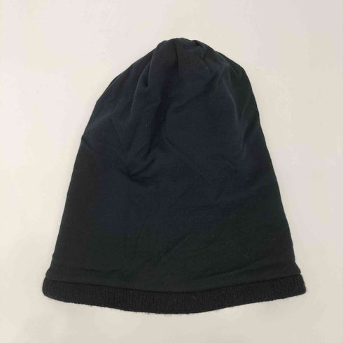 バーバリーブラックレーベル BURBERRY BLACK LABEL ロゴプレート ニット帽 メンズ