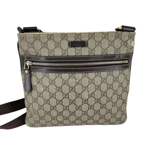 グッチ GUCCI GGスプリーム PVC ショルダーバッグ メンズ
