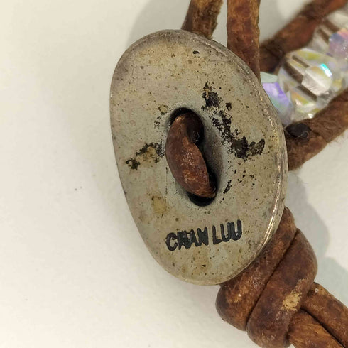 チャンルー CHAN LUU ビーズレザーブレスレット レディース