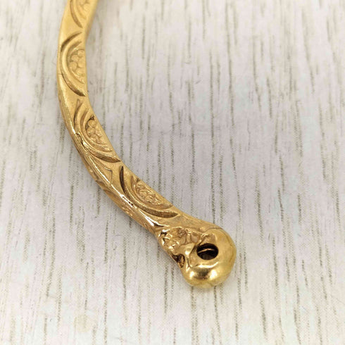 チャンルー CHAN LUU Sterling Silver Skull Bangle ドクロバングル レディース
