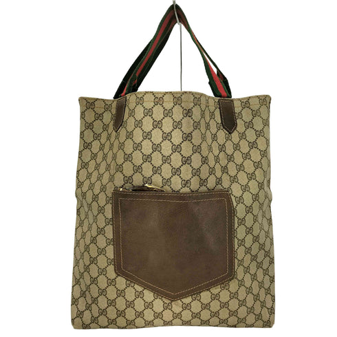 グッチ GUCCI OLD GGスプリーム シェリーライン ハンドバッグ トートバッグ メンズ