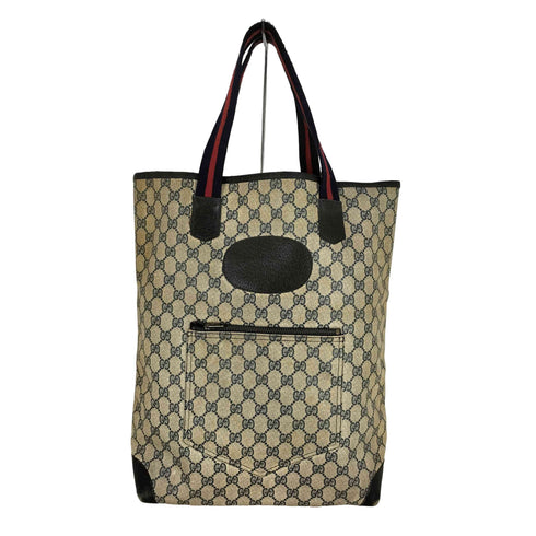 グッチ GUCCI OLD GGスプリーム シェリーライン トートバッグ ハンドバッグ メンズ
