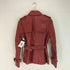 DONEYcasa lamb leather ラムレザーパイソン ハーフトレンチコート レディース JPN:40