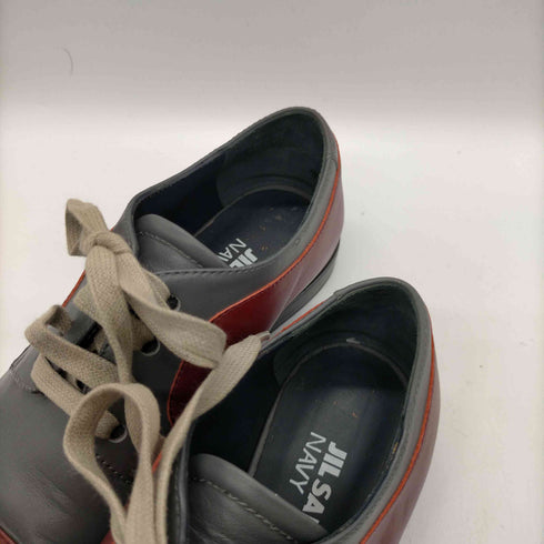 ジルサンダーネイビー JIL SANDER NAVY バイカラー レザー シューズ レディース EUR:35