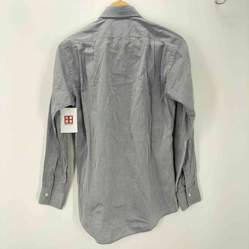 バーバリーロンドン BURBERRY LONDON Pure Cotton Dress Shirt ホース ロゴ 刺繍 L/S オックスフォード ピュア コットン ドレス シャツ 襟芯 メンズ 37-82
