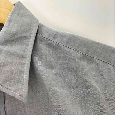 バーバリーロンドン BURBERRY LONDON Pure Cotton Dress Shirt ホース ロゴ 刺繍 L/S オックスフォード ピュア コットン ドレス シャツ 襟芯 メンズ 37-82