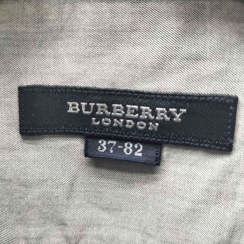バーバリーロンドン BURBERRY LONDON Pure Cotton Dress Shirt ホース ロゴ 刺繍 L/S オックスフォード ピュア コットン ドレス シャツ 襟芯 メンズ 37-82