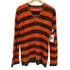 バーバリーブラックレーベル BURBERRY BLACK LABEL V-neck Border Knit Sweater ホース ロゴ 刺繍 ステッチ デザイン Vネック ボーダー ニット セーター メンズ 2