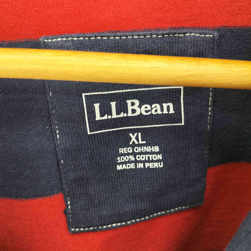 エルエルビーン L.L.Bean ボーダーラガーシャツ メンズ import:XL