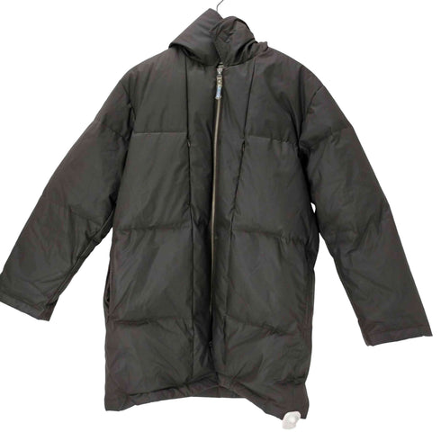 イージーバイゼニア EZ by ZEGNA スモールフェザー ポリ コットン ポリウレタンコーティング コンシールジップ ダウン コート フード割れ メンズ import:M