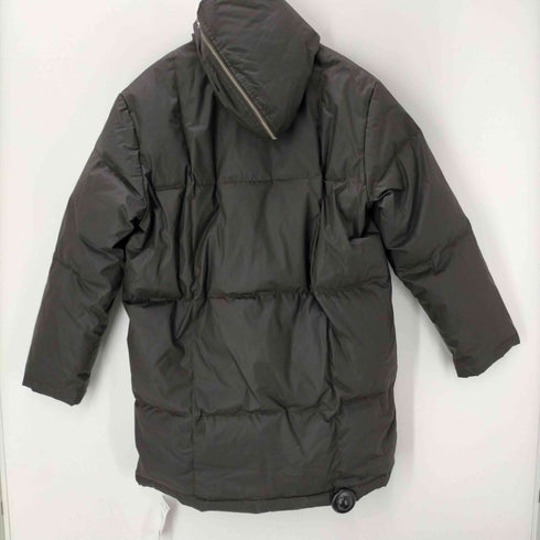 イージーバイゼニア EZ by ZEGNA スモールフェザー ポリ コットン ポリウレタンコーティング コンシールジップ ダウン コート フード割れ メンズ import:M