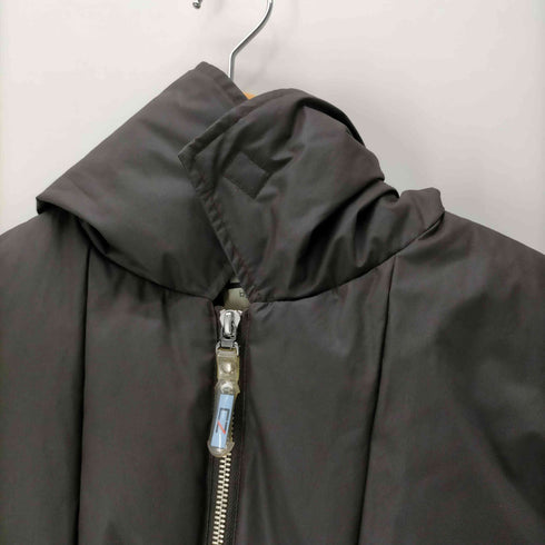 イージーバイゼニア EZ by ZEGNA スモールフェザー ポリ コットン ポリウレタンコーティング コンシールジップ ダウン コート フード割れ メンズ import:M