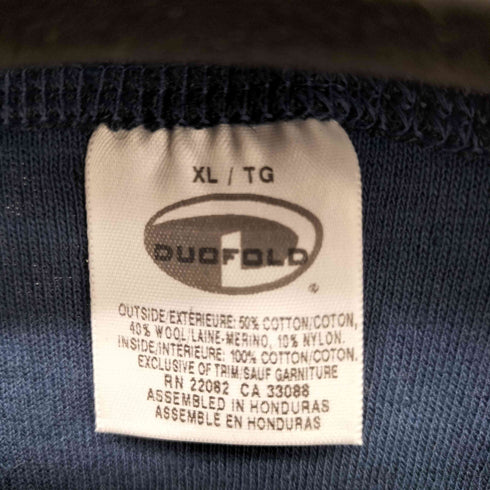 デュオフォード duofold INSULAYER WOOL PLUS Two-layer thermal UNDERWEAR 2レイヤーカットソー メンズ import:XL