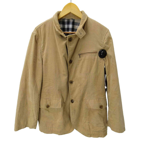 バーバリーロンドン BURBERRY LONDON 裏地 ノバチェック キルティング 襟裏レザー シルク コットン チンスト付き 2WAY カバーオール ジャケット メンズ import:M