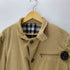 バーバリーロンドン BURBERRY LONDON 裏地 ノバチェック キルティング 襟裏レザー シルク コットン チンスト付き 2WAY カバーオール ジャケット メンズ import:M