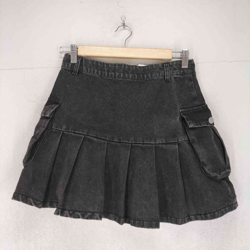 フィグメンツ Figments Y2K カーゴプリーツヘムデニムスカート レディース JPN:M