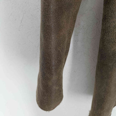 アーバンリサーチサニーレーベル URBAN RESEARCH Sonny Label lamb leather 羊革 ノーカラームートンコート レディース FREE