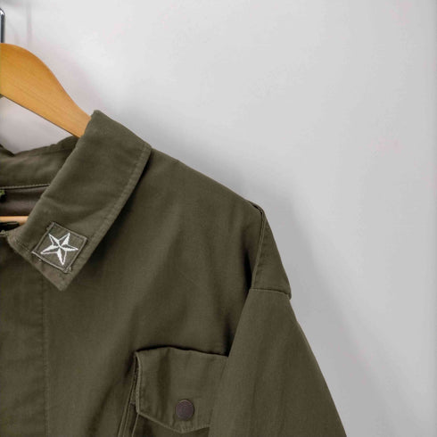 80S ITALIAN ARMY イタリア軍 CENTRO SUD 襟章 コンバット ミリタリー コート ジャケット 1989年製 メンズ 58