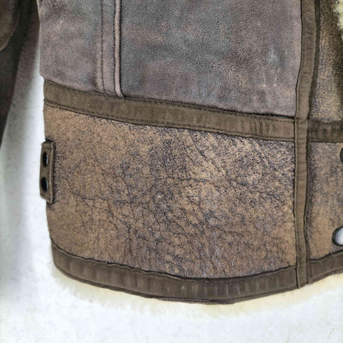 Feather Lyue GENUINE LAMB LEATHER ムートンジャケット レディース