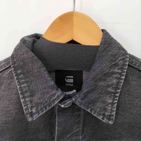 ジースターロー G-STAR RAW ARC SLIM DNM JKT ブラックデニムジャケット レディース import:XS