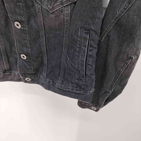 ジースターロー G-STAR RAW ARC SLIM DNM JKT ブラックデニムジャケット レディース import:XS