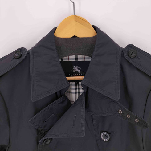 バーバリーブラックレーベル BURBERRY BLACK LABEL 裏地ノバチェックトレンチコート メンズ import:L