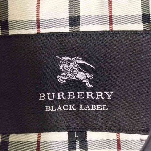 バーバリーブラックレーベル BURBERRY BLACK LABEL 裏地ノバチェックトレンチコート メンズ import:L
