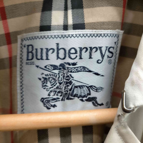 バーバリーズ BURBERRYS 90S 白タグ 裏地ノバチェック バルマカーン ステンカラー コート レディース