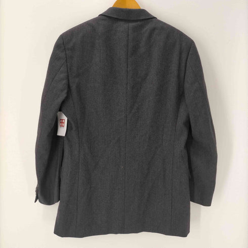 ジャンフランコフェレ GIANFRANCO FERRE 90-00S イタリア製 VIRGIN WOOL バージンウール ヘリンボーン 3B テーラード ジャケット メンズ EUR:50