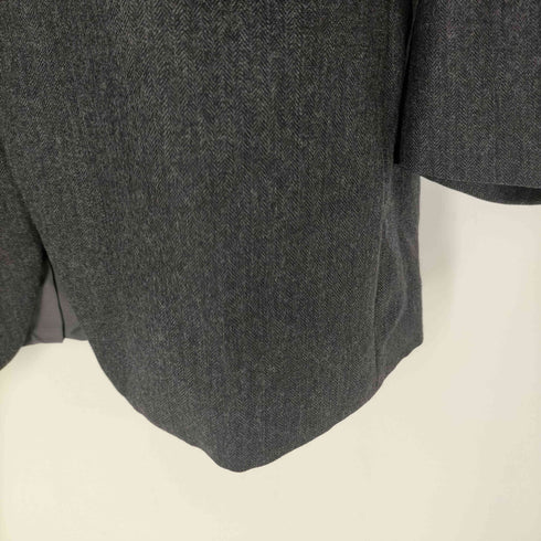 ジャンフランコフェレ GIANFRANCO FERRE 90-00S イタリア製 VIRGIN WOOL バージンウール ヘリンボーン 3B テーラード ジャケット メンズ EUR:50