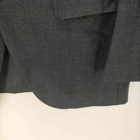 アクアスキュータム AQUASCUTUM シャドーチェック ウール 2B テーラード ジャケット メンズ 90A4