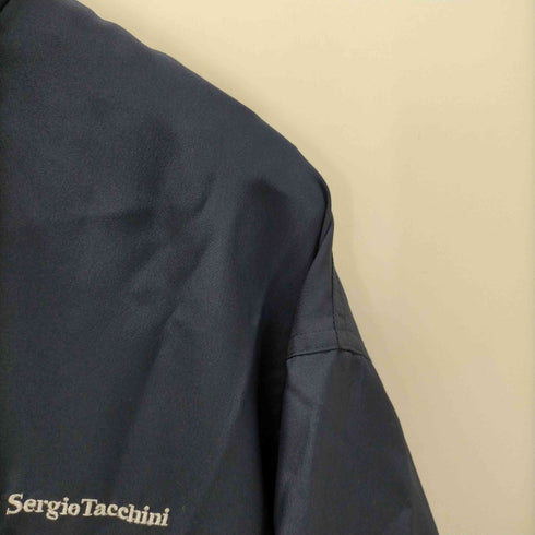 セルジオタッキーニ SERGIO TACCHINI 両面ロゴ 刺繍 ポリ ジャケット メンズ import:L