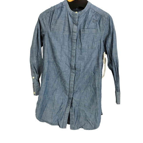 ランズエンド LANDS END コットン L/S シャツ レディース import:S