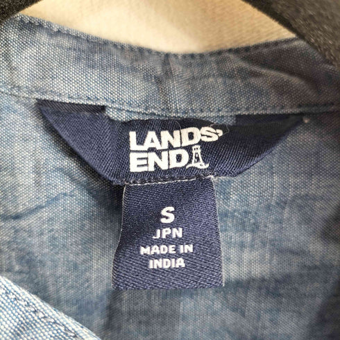 ランズエンド LANDS END コットン L/S シャツ レディース import:S