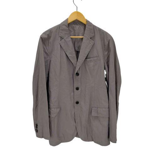 プラダ PRADA イタリア製 レーヨン コットン 2WAY カラー 3B テーラード ジャケット メンズ EUR:48
