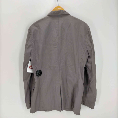 プラダ PRADA イタリア製 レーヨン コットン 2WAY カラー 3B テーラード ジャケット メンズ EUR:48