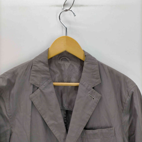 プラダ PRADA イタリア製 レーヨン コットン 2WAY カラー 3B テーラード ジャケット メンズ EUR:48