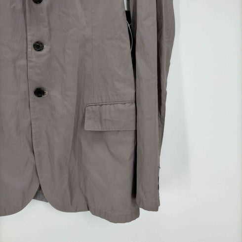 プラダ PRADA イタリア製 レーヨン コットン 2WAY カラー 3B テーラード ジャケット メンズ EUR:48