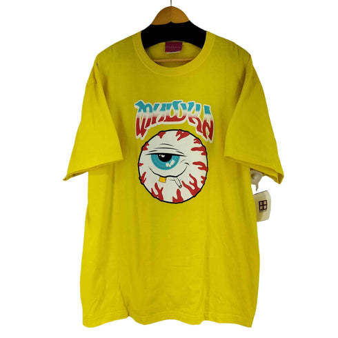 ミシュカ mnwka 目玉 フロントプリント S/S Tシャツ メンズ JPN:XL