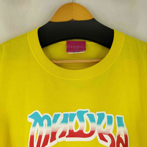 ミシュカ mnwka 目玉 フロントプリント S/S Tシャツ メンズ JPN:XL