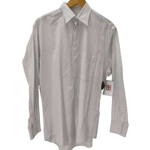 ジョルジオアルマーニ Giorgio Armani 90S 2/PLY-100'S L/S ストライプ ドレス シャツ メンズ 15 32/33