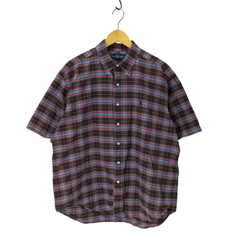 ラルフローレン RALPH LAUREN BLAKE チェック柄ボタンダウンシャツ メンズ LL