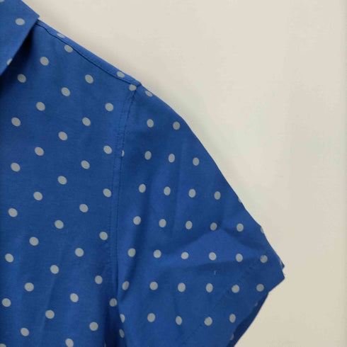 トリココムデギャルソン tricot COMME des GARCONS AD2012 丸襟ドット レーヨン S/S シャツ ブラウス レディース JPN:S